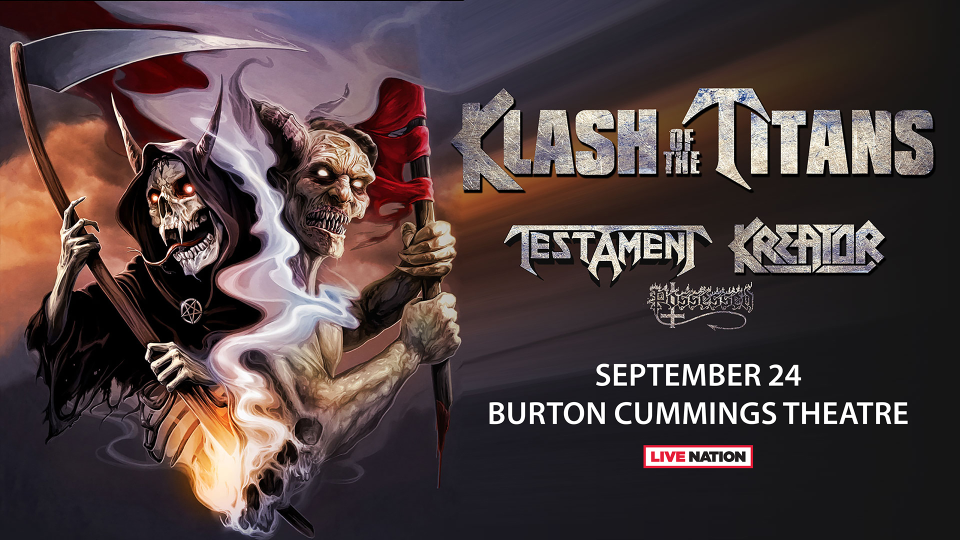 Testament & Kreator - Burton Cummings Theatre Burton Cummings Theatre